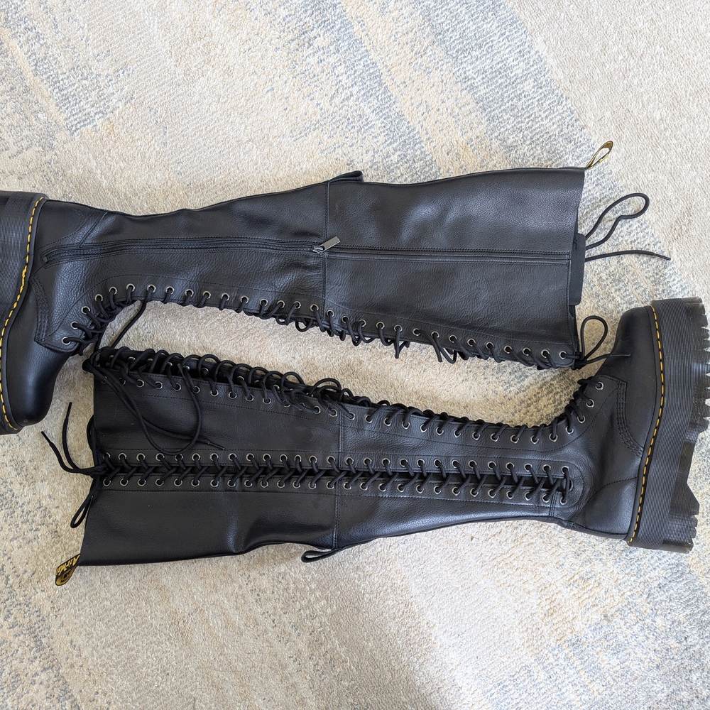Dr. Martens Black Lace Up Boots